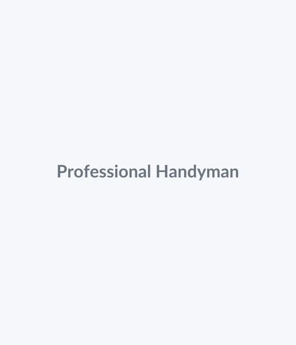 Handyman working on home repairs